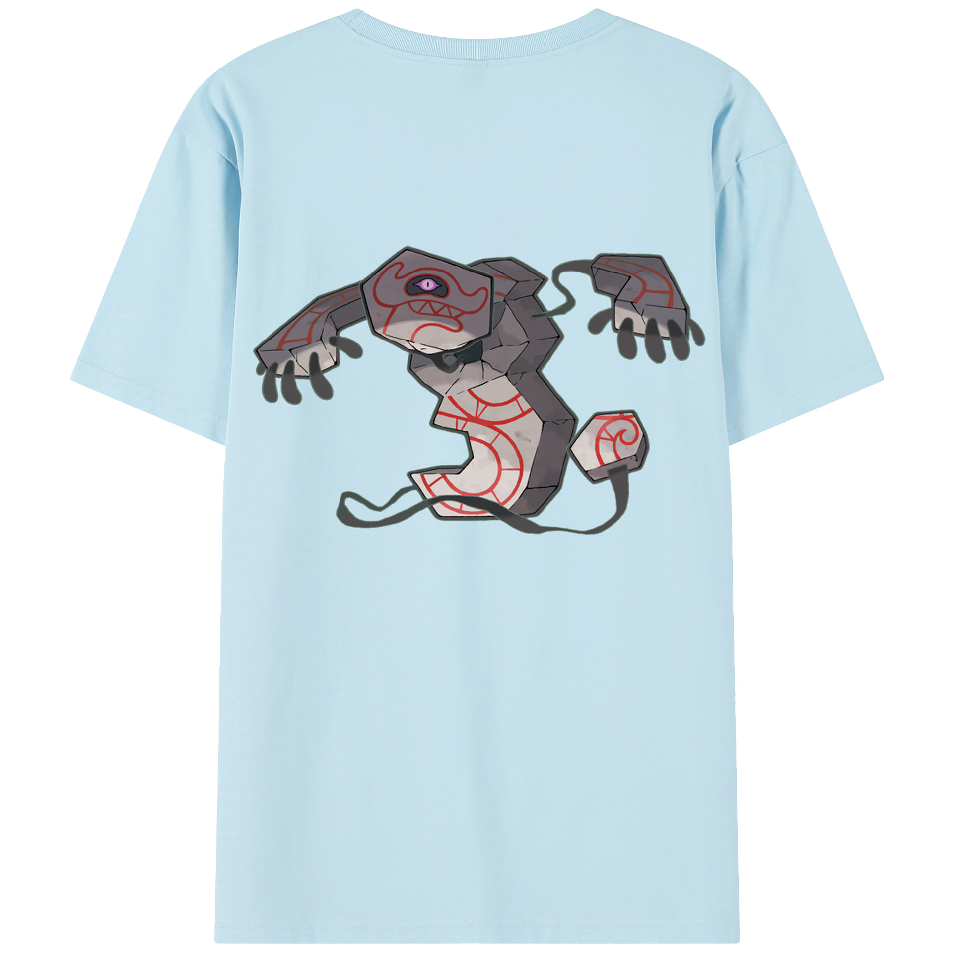 （画像用） ポケットモンスター Pokémon 綿100％半袖Tシャツ（背面プリント）